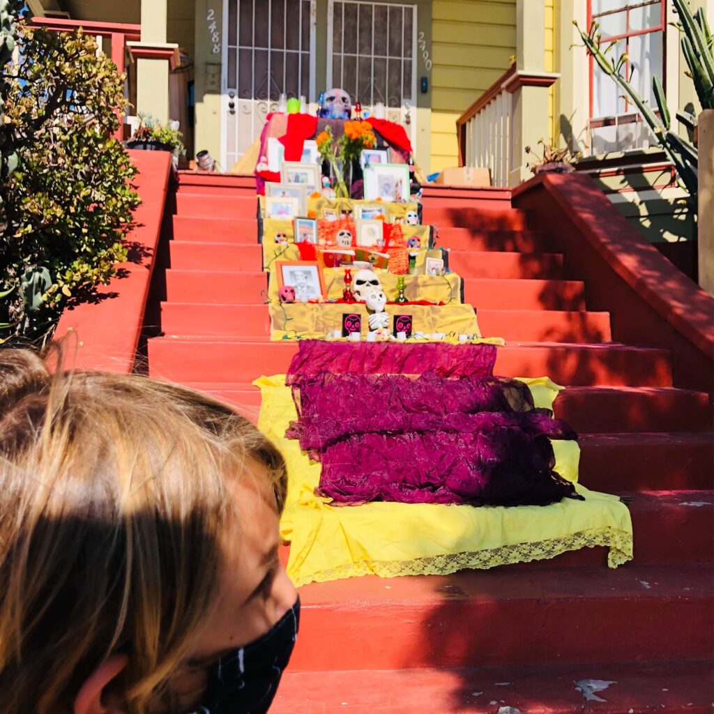 sherman heights neighborhood altar for day of the dead 