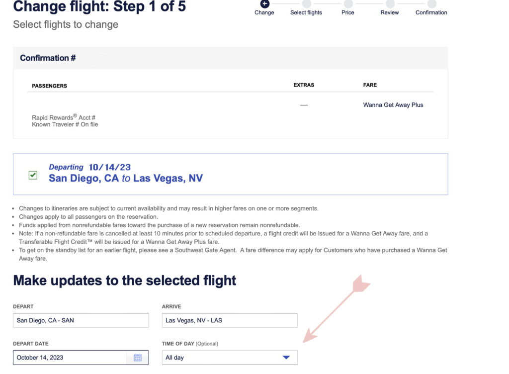 how to rebook when a southwest flight goes on sale