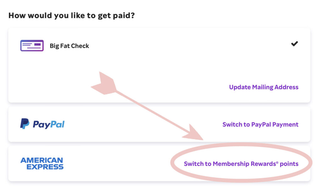 How to switch to Membership Rewards points on Rakuten