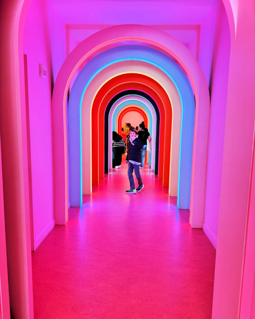 tween at the museum of ice cream in new York city 